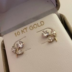 10kt golden earrings
